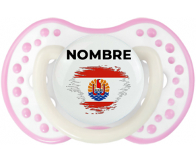 Bandera de pincel de la Polinesia Francesa con nombre: Chupete lovi dynamic