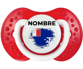 Bandera de efecto de pincel French Southern Lands con nombre: Chupete lovi dynamic