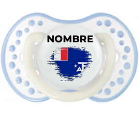 Bandera de efecto de pincel French Southern Lands con nombre: Chupete lovi dynamic