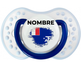 Bandera de efecto de pincel French Southern Lands con nombre: Chupete lovi dynamic
