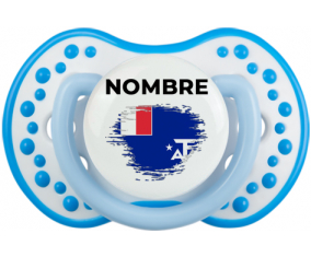 Bandera de efecto de pincel French Southern Lands con nombre: Chupete lovi dynamic