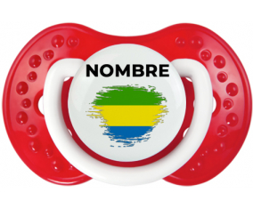 Bandera del efecto pincel gabón con nombre: Chupete lovi dynamic