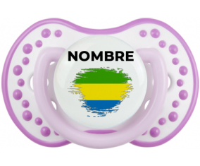 Bandera del efecto pincel gabón con nombre: Chupete lovi dynamic
