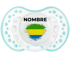 Bandera del efecto pincel gabón con nombre: Chupete lovi dynamic