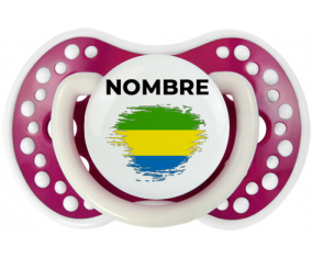 Bandera del efecto pincel gabón con nombre: Chupete lovi dynamic