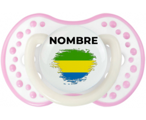 Bandera del efecto pincel gabón con nombre: Chupete lovi dynamic