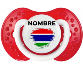 Bandera de pincel de Gambia con nombre: Chupete lovi dynamic