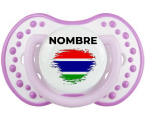 Bandera de pincel de Gambia con nombre: Chupete lovi dynamic