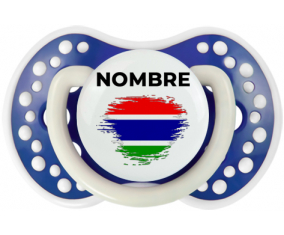 Bandera de pincel de Gambia con nombre: Chupete lovi dynamic