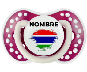 Bandera de pincel de Gambia con nombre: Chupete lovi dynamic