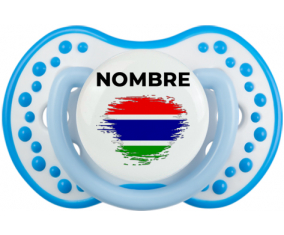 Bandera de pincel de Gambia con nombre: Chupete lovi dynamic