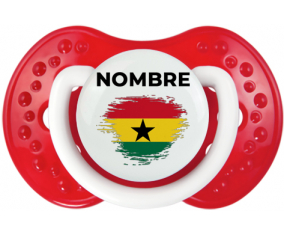 Bandera del efecto pincel de Ghana con nombre: Chupete lovi dynamic