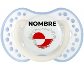 Bandera del efecto pincel de Groenlandia con nombre: Chupete lovi dynamic