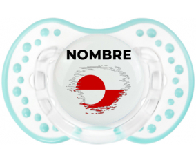 Bandera del efecto pincel de Groenlandia con nombre: Chupete lovi dynamic