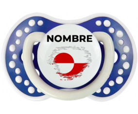 Bandera del efecto pincel de Groenlandia con nombre: Chupete lovi dynamic