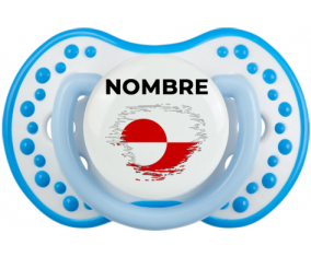 Bandera del efecto pincel de Groenlandia con nombre: Chupete lovi dynamic