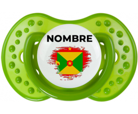 Efecto pincel de bandera Granada con nombre: Chupete lovi dynamic personnalisée