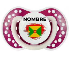 Efecto pincel de bandera Granada con nombre: Chupete lovi dynamic
