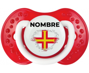 Bandera de pincel Guernsey con nombre: Chupete lovi dynamic