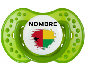 Bandera del efecto pincel de Guinea con nombre: Chupete lovi dynamic personnalisée