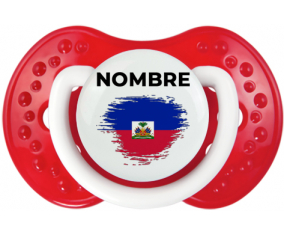 Bandera del efecto pincel de Haití con nombre: Chupete lovi dynamic