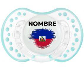 Bandera del efecto pincel de Haití con nombre: Chupete lovi dynamic