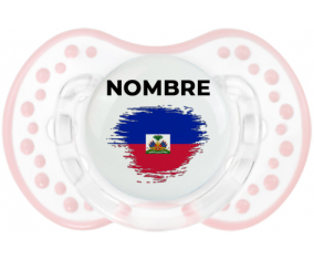 Bandera del efecto pincel de Haití con nombre: Chupete lovi dynamic