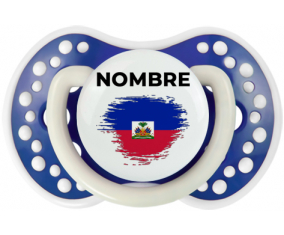 Bandera del efecto pincel de Haití con nombre: Chupete lovi dynamic