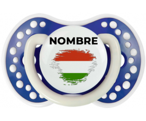 Efecto pincel de bandera Hungría con nombre: Chupete lovi dynamic