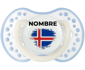 Bandera del efecto pincel de Islandia con nombre: Chupete lovi dynamic