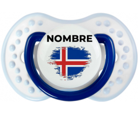 Bandera del efecto pincel de Islandia con nombre: Chupete lovi dynamic