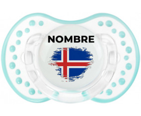 Bandera del efecto pincel de Islandia con nombre: Chupete lovi dynamic