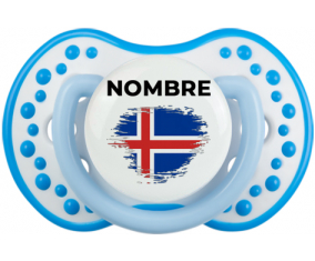Bandera del efecto pincel de Islandia con nombre: Chupete lovi dynamic