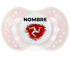 Bandera del efecto pincel de la Isla de Man con nombre: Chupete lovi dynamic