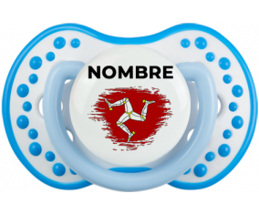 Bandera del efecto pincel de la Isla de Man con nombre: Chupete lovi dynamic