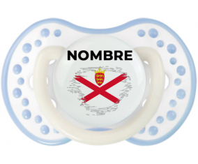 Efecto pincel de bandera Isla en Jersey con nombre: Chupete lovi dynamic