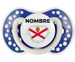 Efecto pincel de bandera Isla en Jersey con nombre: Chupete lovi dynamic