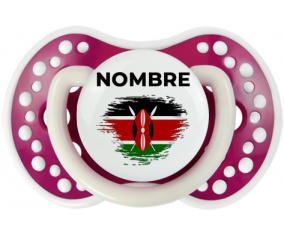 Bandera del efecto pincel de Kenia con nombre: Chupete lovi dynamic