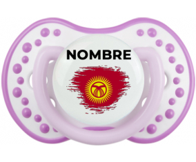 Bandera del efecto pincel kirguistán con nombre: Chupete lovi dynamic