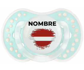 Efecto pincel de bandera Letonia con nombre: Chupete lovi dynamic