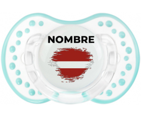 Efecto pincel de bandera Letonia con nombre: Chupete lovi dynamic