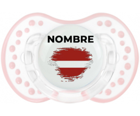 Efecto pincel de bandera Letonia con nombre: Chupete lovi dynamic