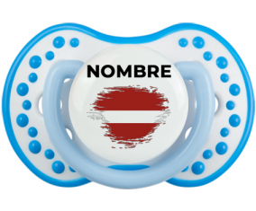 Efecto pincel de bandera Letonia con nombre: Chupete lovi dynamic