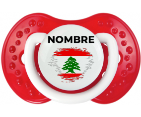 Bandera del efecto pincel del Líbano con nombre: Chupete lovi dynamic