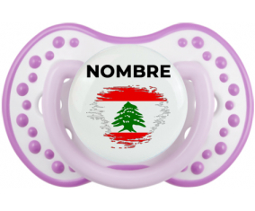 Bandera del efecto pincel del Líbano con nombre: Chupete lovi dynamic