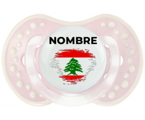 Bandera del efecto pincel del Líbano con nombre: Chupete lovi dynamic