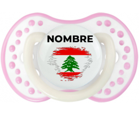 Bandera del efecto pincel del Líbano con nombre: Chupete lovi dynamic