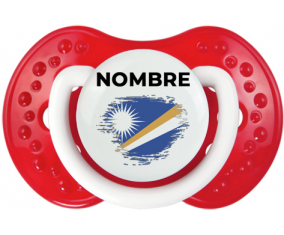 Efecto pincel de bandera Islas Marshall con nombre: Chupete lovi dynamic