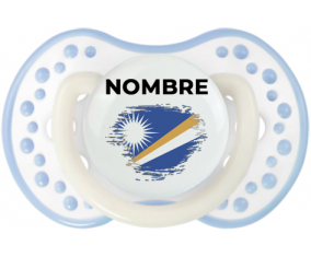 Efecto pincel de bandera Islas Marshall con nombre: Chupete lovi dynamic