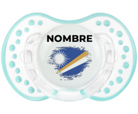 Efecto pincel de bandera Islas Marshall con nombre: Chupete lovi dynamic